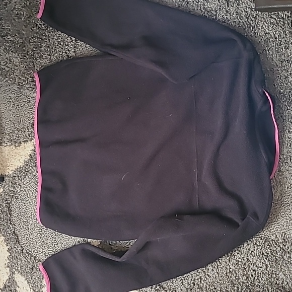 Patagonia large women's synchilla pullover snap black purple 💜 - Picture 5 of 9
